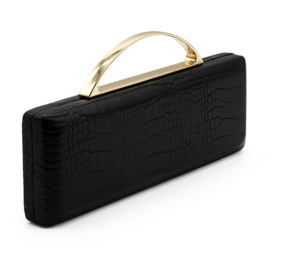 MORGAN & TAYLOR VERA CLUTCH BLACK