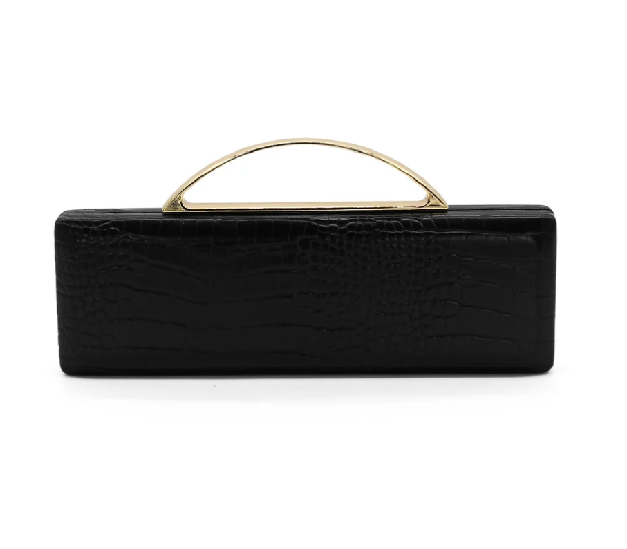 MORGAN & TAYLOR VERA CLUTCH BLACK