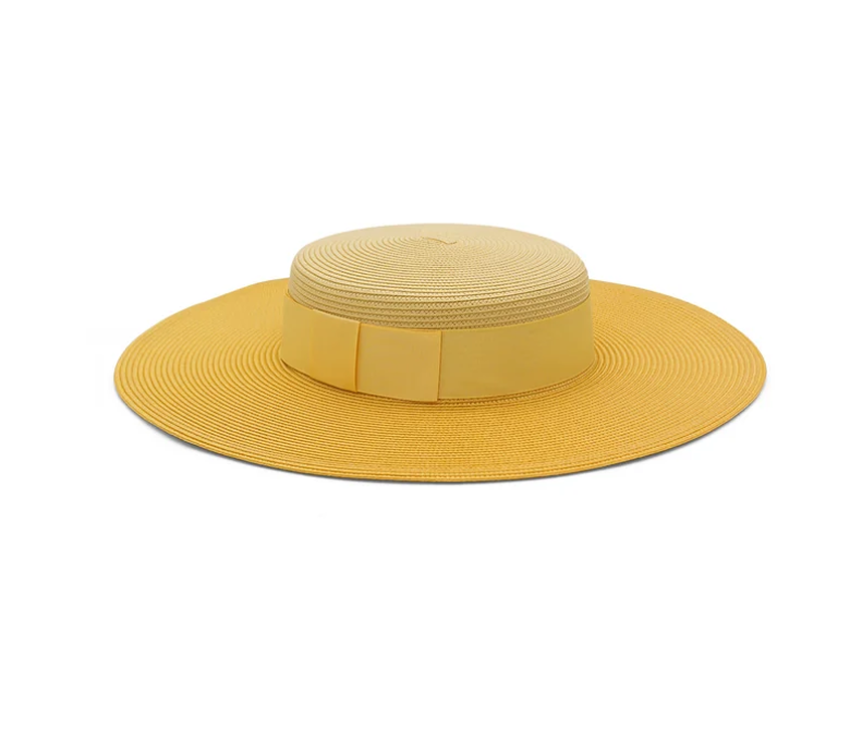 MORGAN & TAYLOR DOMINO BOATER YELLOW