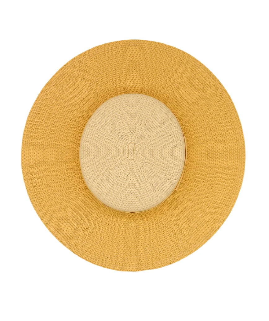 MORGAN & TAYLOR DOMINO BOATER YELLOW