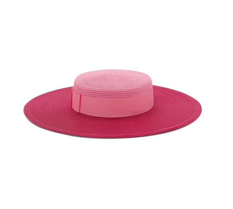 MORGAN & TAYLOR DOMINO BOATER PINK
