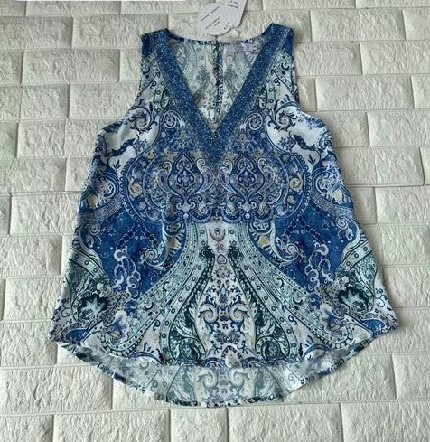 35502-4 BLUES BLING SINGLET