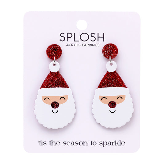 CHRISTMAS SANTA EARRINGS