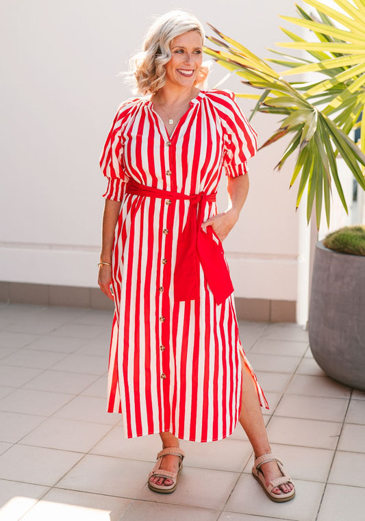 SOUL SPARROW STRIPES DRESS