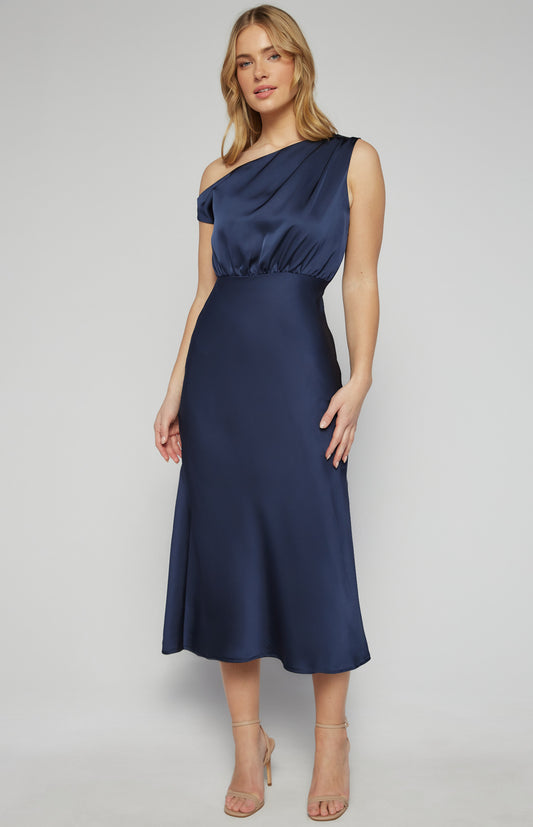 STYLE STATE SATIN MIDI DRESS