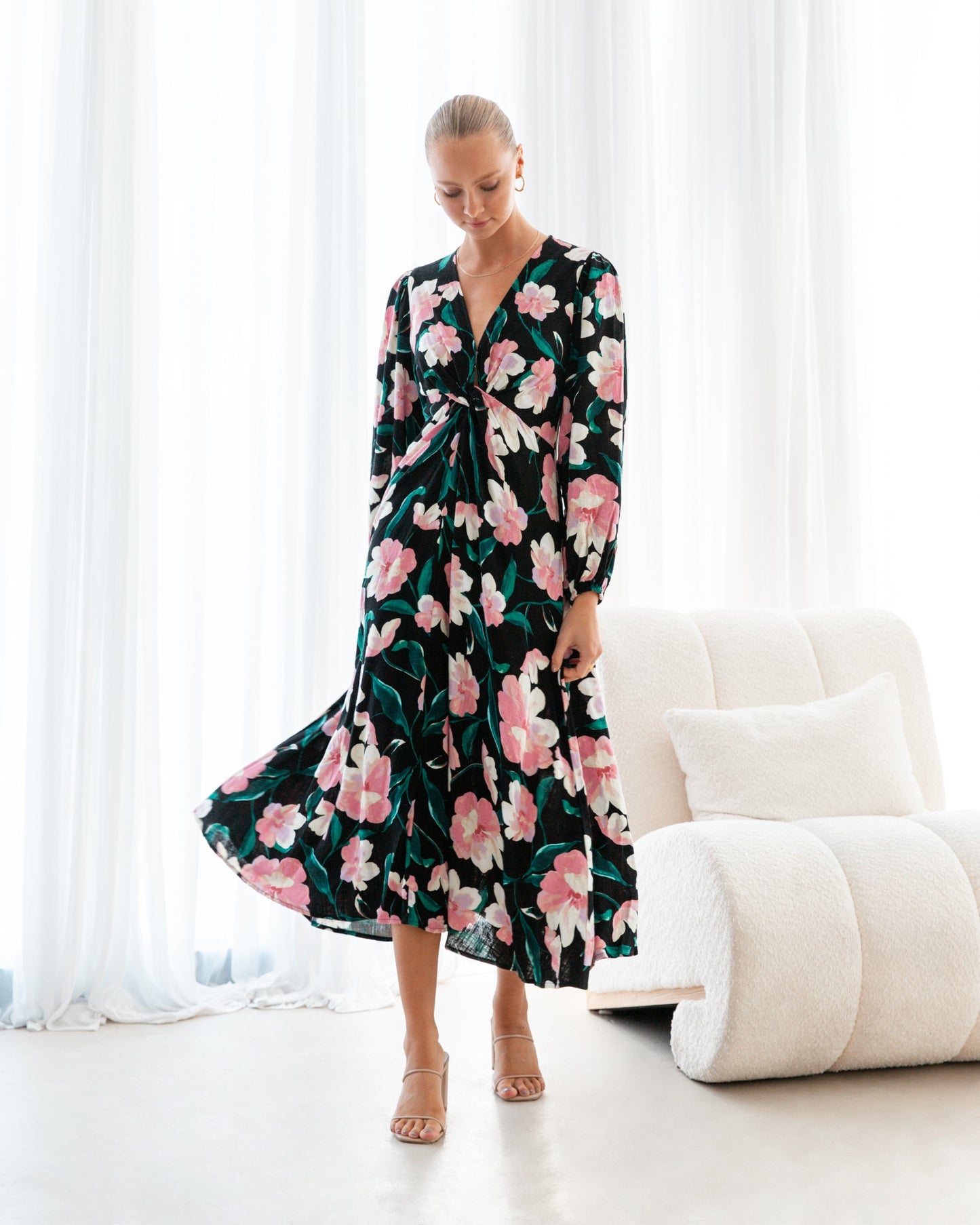 TFE9092 TAYLA FLORAL DRESS