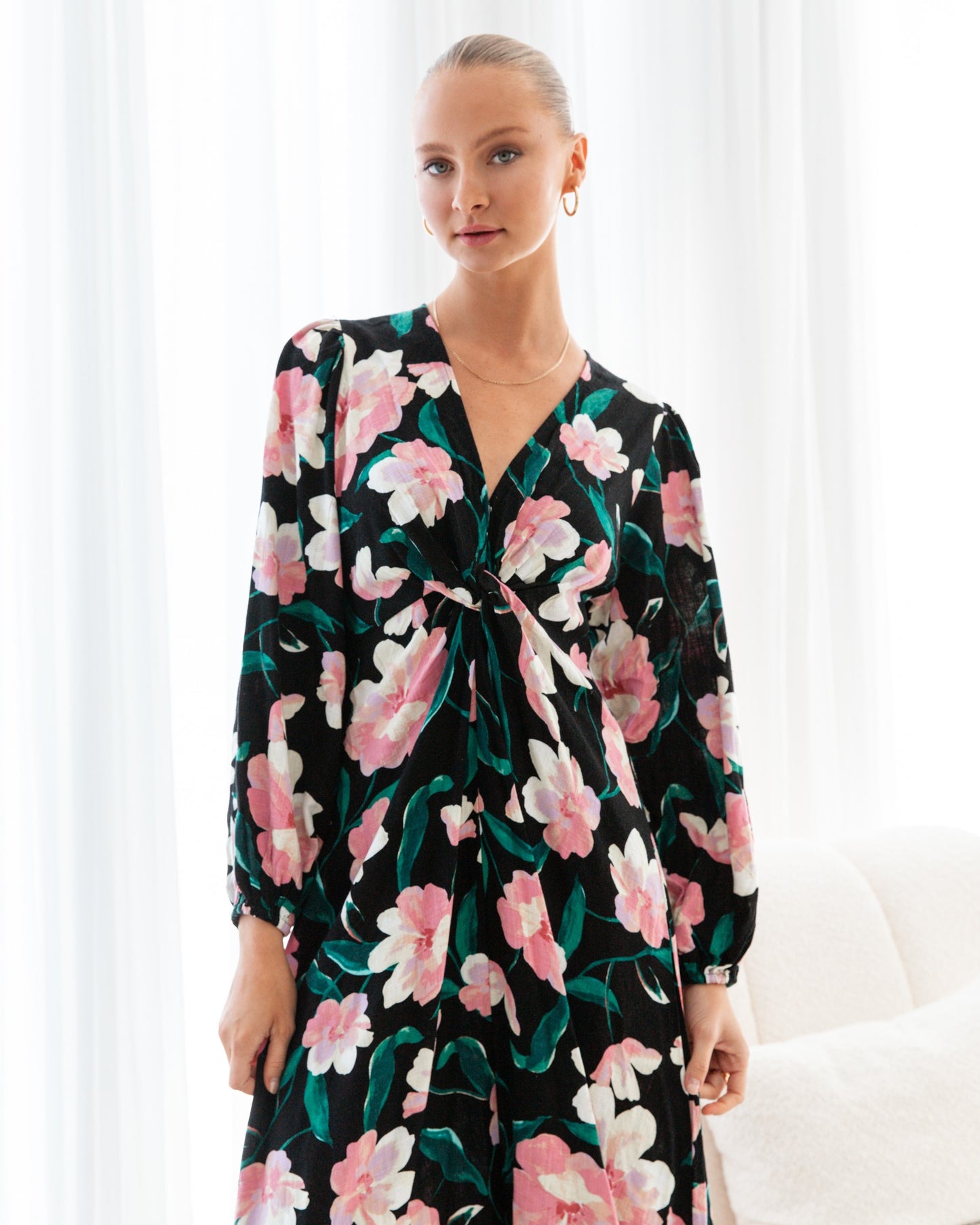 TFE9092 TAYLA FLORAL DRESS