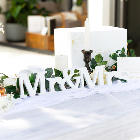 WDE113 MR&MRS TABLE WORD