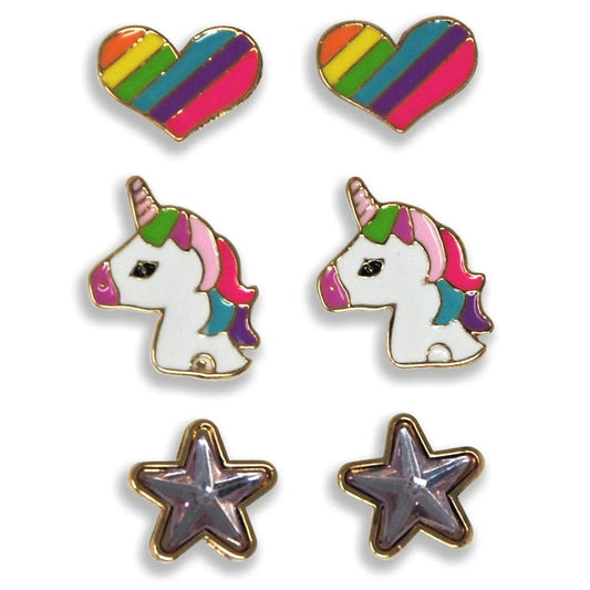 ERM100 UNICORN EARRING SET