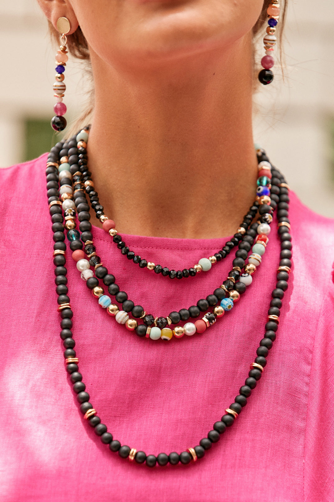 AND-1924BLACMULT NECKLACE