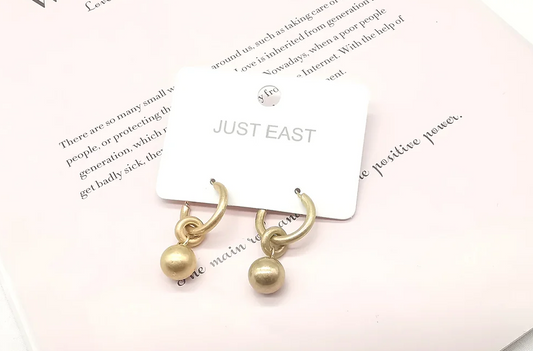 E01212 GOLD EARRINGS