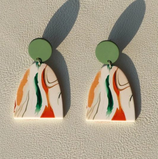 E01361 CLAY EARRINGS