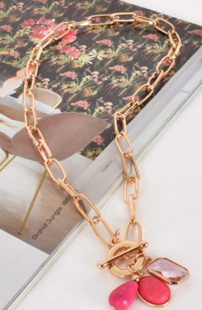 AND-2009 FLUSH GOLD NECKLACE