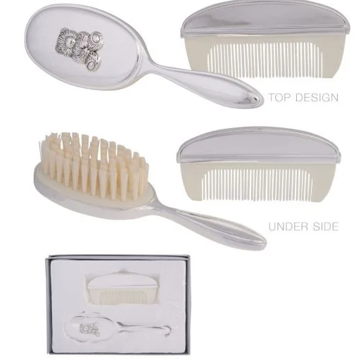 86904 BABY BRUSH SET SILVER