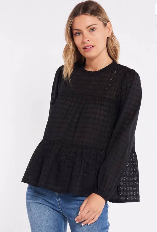 16269TWSSBLACK SONIA TOP