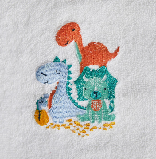 QSTS209 DINO BATH TOWEL SET