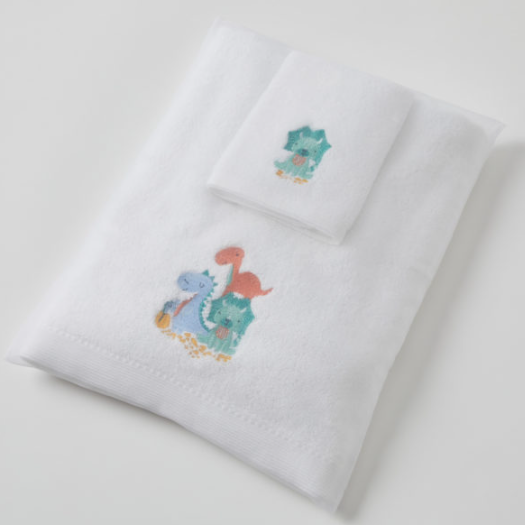 QSTS209 DINO BATH TOWEL SET