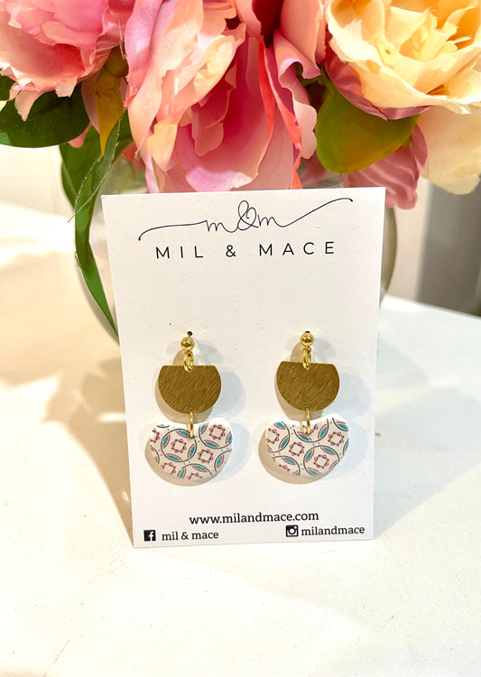 MM3488 FESTIVE CLAY EARRINGS