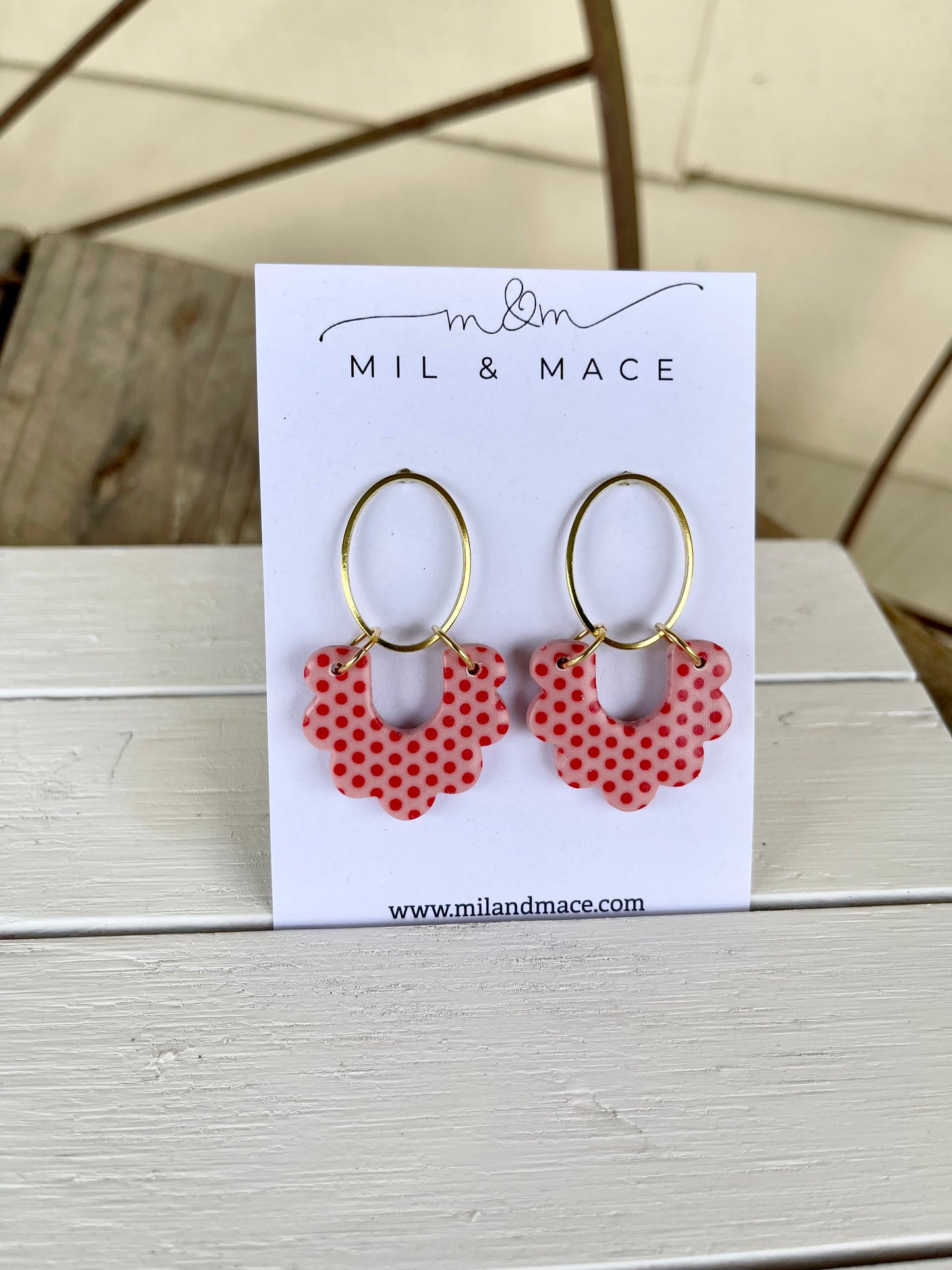 4015CLAY POYMER CLAY EARRINGS
