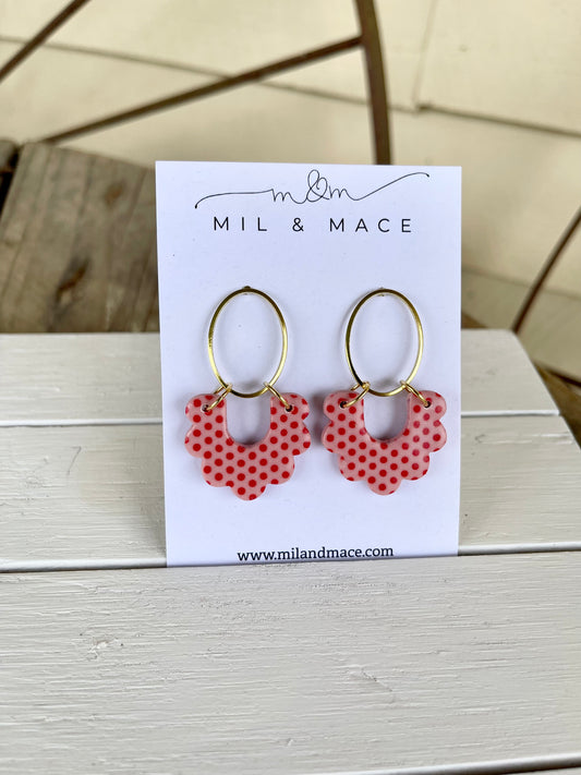 4015CLAY POYMER CLAY EARRINGS